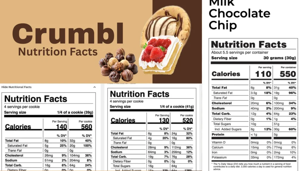 crumbl cookie calories