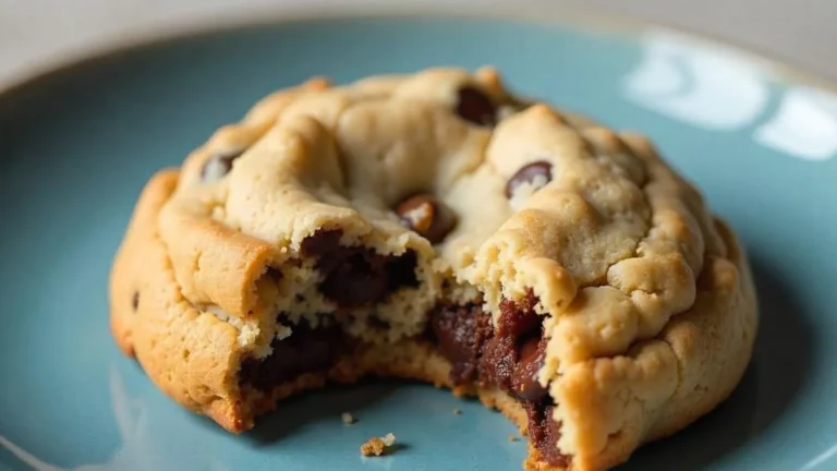 milk chocolate chip crumbl cookie